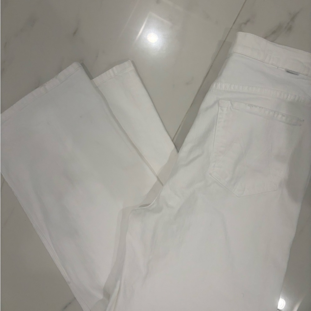 Mother Superior Classic White Denim Jeans